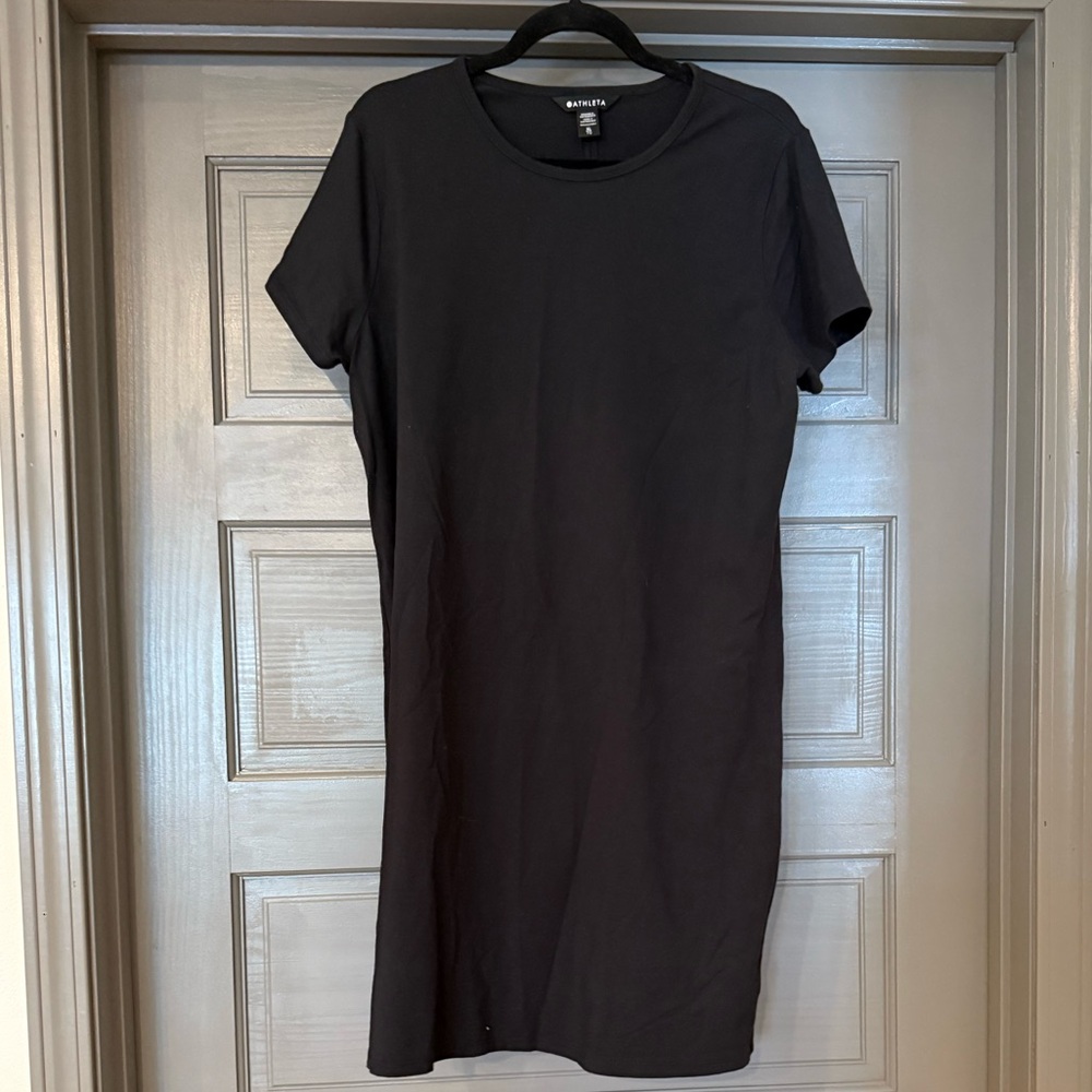 Athleta Classic Black Short Sleeve Dress